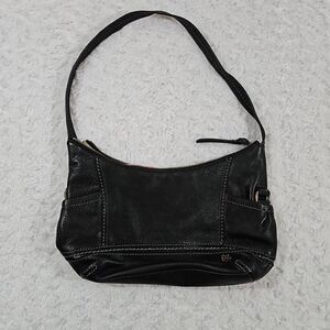 The Sak ‘Kendra’ Black Leather Soft Hobo Shoulder Bag Vegan Leather